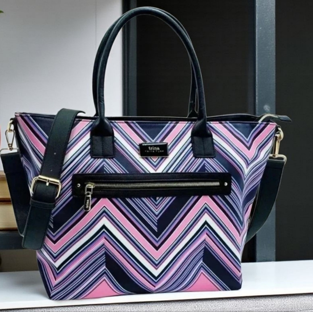 Trina Turk Chevron Tote